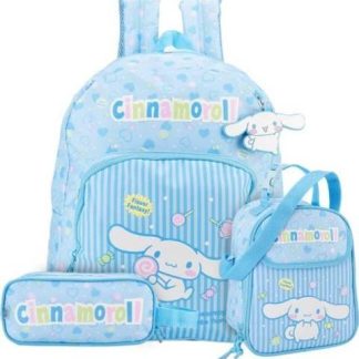 MOCHILA ESCOLAR INFANTIL AZUL CINNAMOROLL
