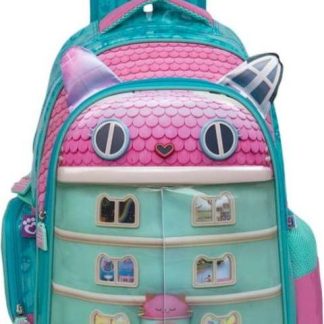 MOCHILA ESCOLAR INFANTIL AZUL GABBYS DOLLHOUSE