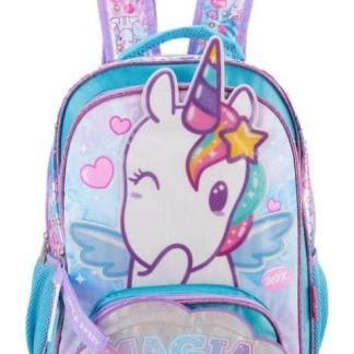 MOCHILA ESCOLAR INFANTIL AZUL TURQUESA ONIX