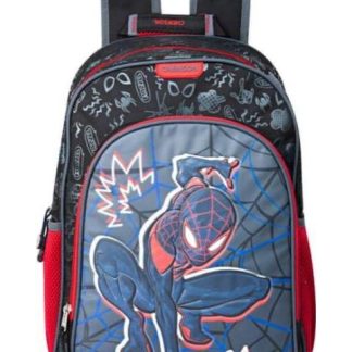 MOCHILA ESCOLAR INFANTIL NEGRO MILES MORALES