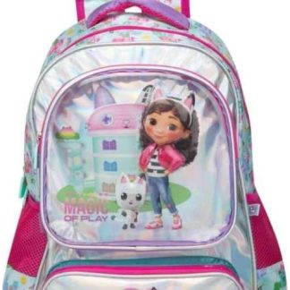 MOCHILA ESCOLAR INFANTIL ROSA GABBYS DOLLHOUSE