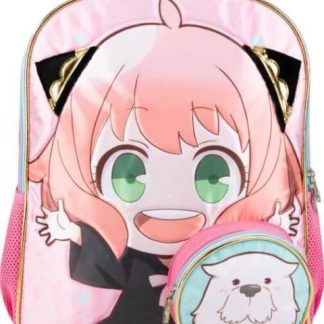 MOCHILA ESCOLAR INFANTIL ROSA SPY X FAMILY