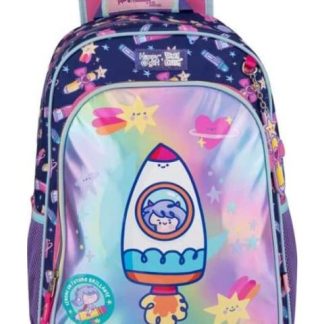 MOCHILA ESCOLAR INFANTIL ROSA VANIA BACHUR
