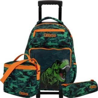 MOCHILA ESCOLAR INFANTIL VERDE XTREME