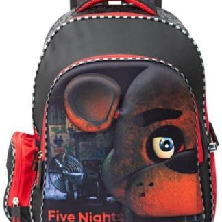 MOCHILA ESCOLAR NEGRO FIVE NIGHTS AT FREDDYS