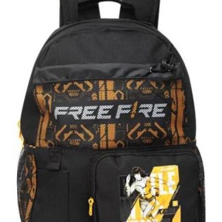 MOCHILA ESCOLAR NEGRO FREE FIRE