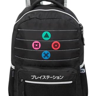 MOCHILA ESCOLAR NEGRO PLAY STATION