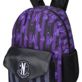 MOCHILA ESCOLAR NEGRO WEDNESDAY