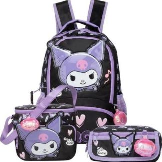 MOCHILA KUROMI NEGRO KUROMI