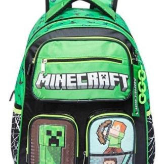 MOCHILA MINECRAFT NEGRO MINECRAFT