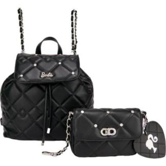 MOCHILA MORRAL MALETA BACKPACK BARBIE BAR1 NEGRO BARBIE