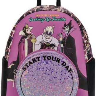 MOCHILA MORRAL MALETA BACKPACK VILLAINS VI21 NEGRO VILLAINS