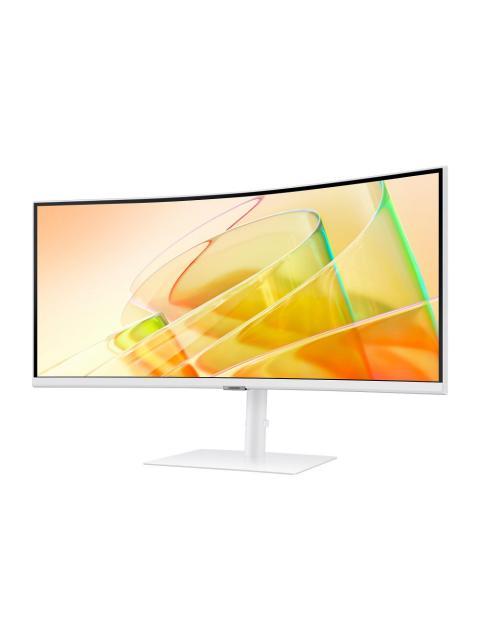 MONITOR CURVO SAMSUNG VIEWFINITY S6 S65TC LED 34 3440X1440 ULTRA WIDE QUAD HD FREESYNC 100HZ HDMI-DISPLAYPORT BOCINAS INTEGRADAS BLANCO - Image 3