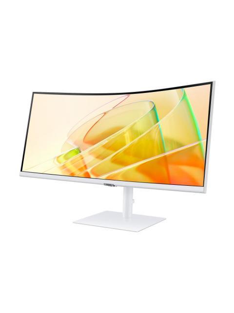 MONITOR CURVO SAMSUNG VIEWFINITY S6 S65TC LED 34 3440X1440 ULTRA WIDE QUAD HD FREESYNC 100HZ HDMI-DISPLAYPORT BOCINAS INTEGRADAS BLANCO - Image 8