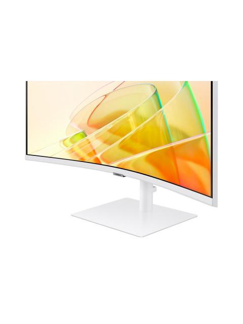 MONITOR CURVO SAMSUNG VIEWFINITY S6 S65TC LED 34 3440X1440 ULTRA WIDE QUAD HD FREESYNC 100HZ HDMI-DISPLAYPORT BOCINAS INTEGRADAS BLANCO - Image 9
