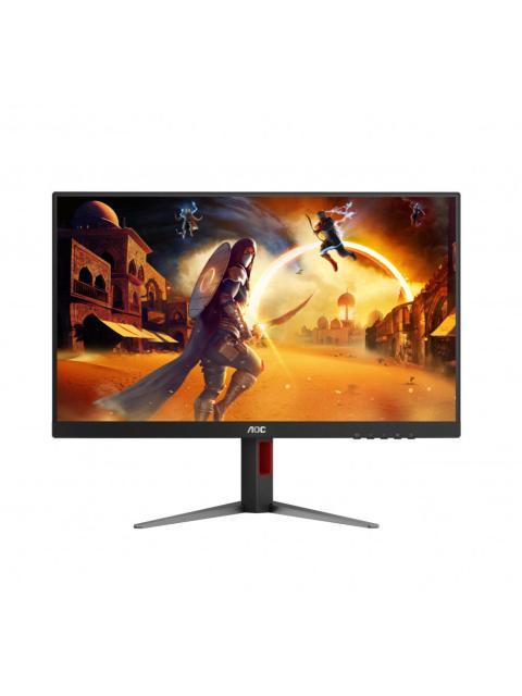 MONITOR GAMER AOC 27G4 LCD 27 1920X1080 FULL HD 180HZ HDMI-DISPLAYPORT NEGRO-ROJO
