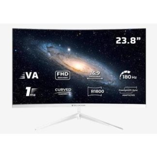 MONITOR GAMER CURVO ACTECK ANDROMEDA MAG24Y LED 23.8 1920X1080 FULL HD G-SYNC-FREESYNC 180HZ HDMI-DISPLAYPORT BLANCO
