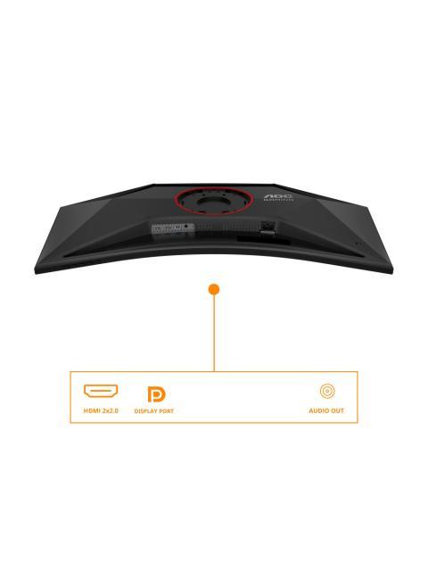 MONITOR GAMER CURVO AOC CU34G4 LED 34 3440X1440 ULTRA WIDE QUAD HD FREESYNC 180HZ HDMI-DISPLAYPORT NEGRO - Image 4