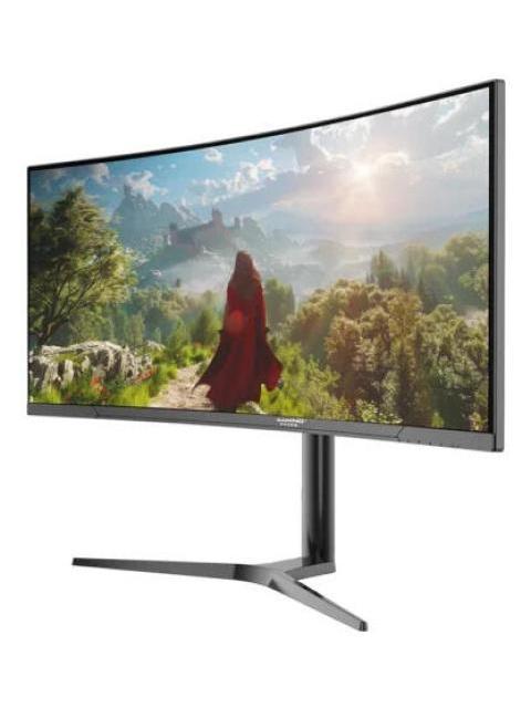 MONITOR GAMER CURVO NACEB R1500 LED 34 3440X1440 ULTRA WIDE QUAD HD G-SYNC-FREESYNC 165HZ HDMI-DISPLAYPORT GRIS - Image 3
