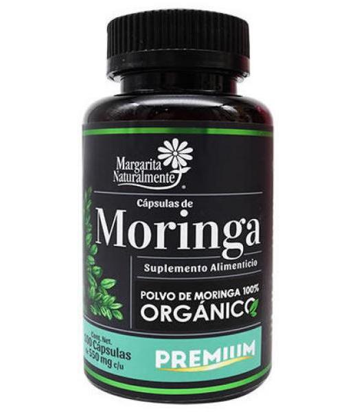MORINGA ORGANICA 100 CAP MARGARITA NATURAL