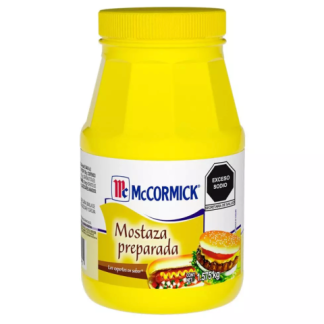 MOSTAZA PREPARADA MCCORMICK 1.575 KG