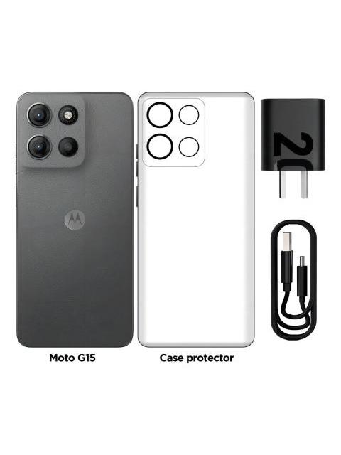 MOTOROLA G15 DUAL SIM 256GB 4GB RAM GRIS - Image 8