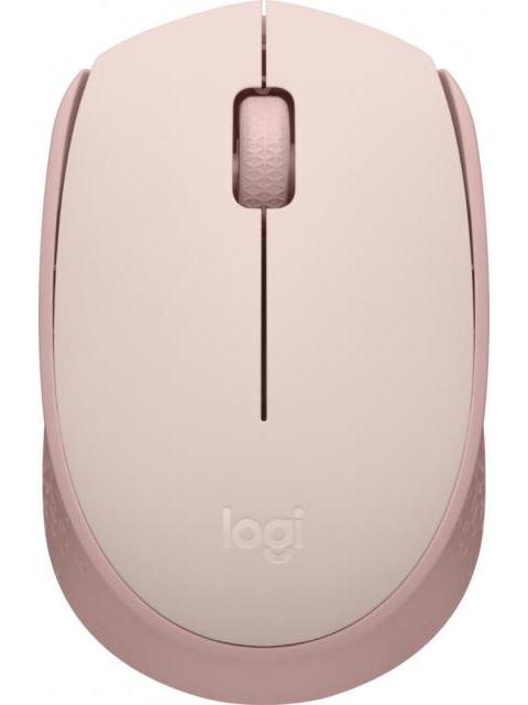 MOUSE ERGONOMICO LOGITECH OPTICO M170 INALAMBRICO USB 1000DPI ROSA