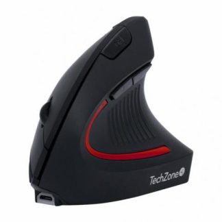 ?MOUSE ERGONOMICO TECHZONE VERTICAL TZMOUINA-06 INALAMBRICO USB NEGRO