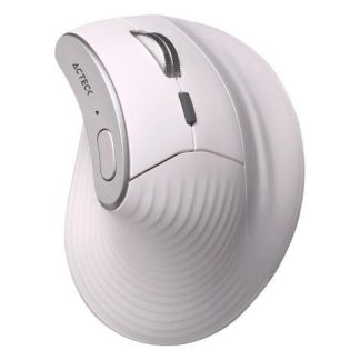MOUSE ERGONOMICO VERTICAL ACTECK OPTICO VIRTUOS FITT PRO MI770 INALAMBRICO BLUETOOTH-USB-C 1600DPI BLANCO