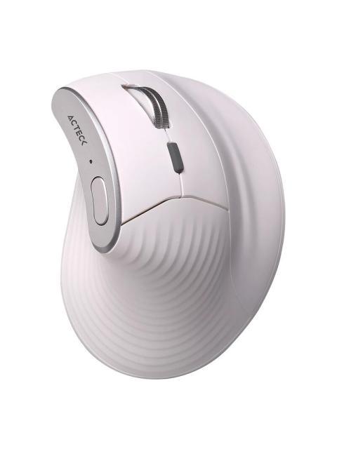 MOUSE ERGONOMICO VERTICAL ACTECK OPTICO VIRTUOS FITT PRO MI770 INALAMBRICO BLUETOOTH-USB-C 1600DPI BLANCO