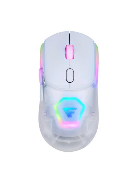 MOUSE GAMER GAME FACTOR OPTICO MOW700 INALAMBRICO BLUETOOTH USB 26.000DPI BLANCO