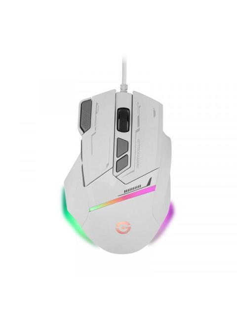 MOUSE GAMER GETTTECH GPM-RGBWR-G1-WH ALAMBRICO USB 7200DPI BLANCO