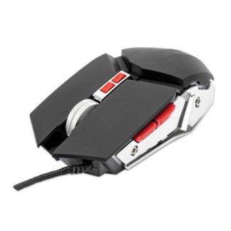 MOUSE GAMER MANHATTAN OPTICO ALAMBRICO USB 3200DPI NEGRO-PLATA