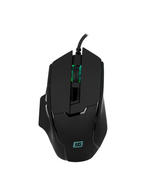 MOUSE GAMER VORAGO OPTICO MO-504 ALAMBRICO USB 6400DPI NEGRO