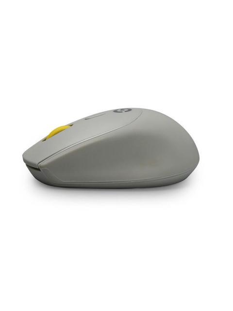 MOUSE GETTTECH OPTICO GAC-24407G INALAMBRICO USB 1600DPI GRIS-AMARILLO - Image 4