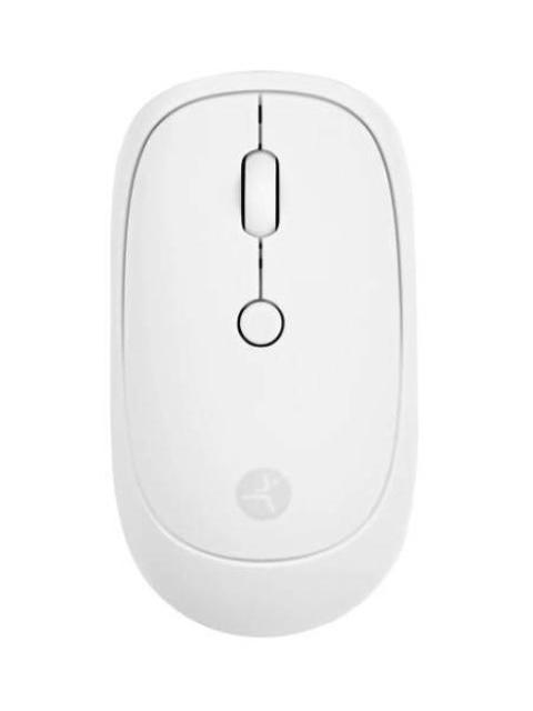 MOUSE INALAMBRICO TECHZONE TERMINADO RUBBER SILENCIOSO COLOR BLANCO