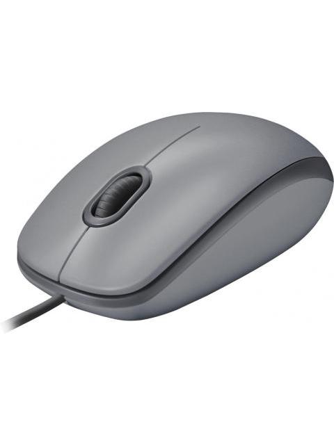 MOUSE LOGITECH OPTICO M110 SILENT ALAMBRICO USB A 1000DPI GRIS - Image 3