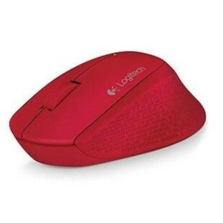 MOUSE LOGITECH OPTICO M280 INALAMBRICO 1000DPI USB ROJO