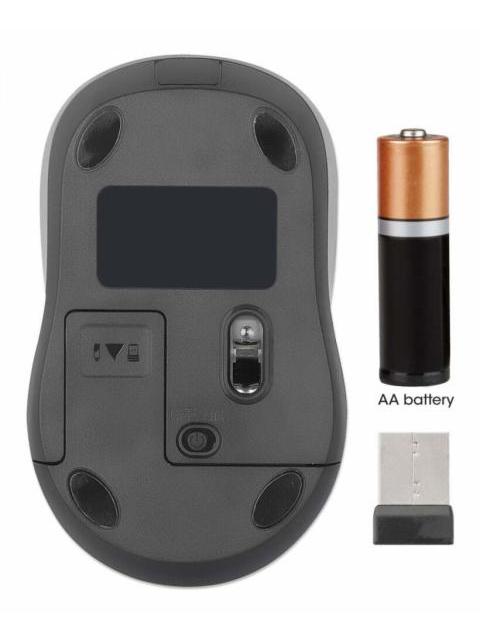 MOUSE MANHATTAN MW3075 INALAMBRICO OPTICO 1.200DPI RF INALAMBRICO NEGRO - Image 9