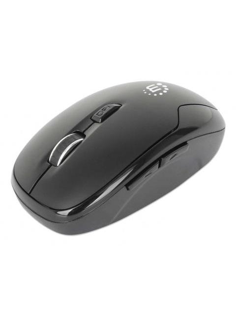 MOUSE MANHATTAN MW6185 INALAMBRICO OPTICO 1.600DPI RF INALAMBRICO NEGRO