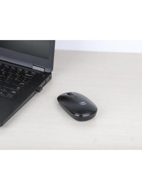 MOUSE MANHATTAN OPTICO 190312 INALAMBRICO USB-A 1200DPI NEGRO - Image 8