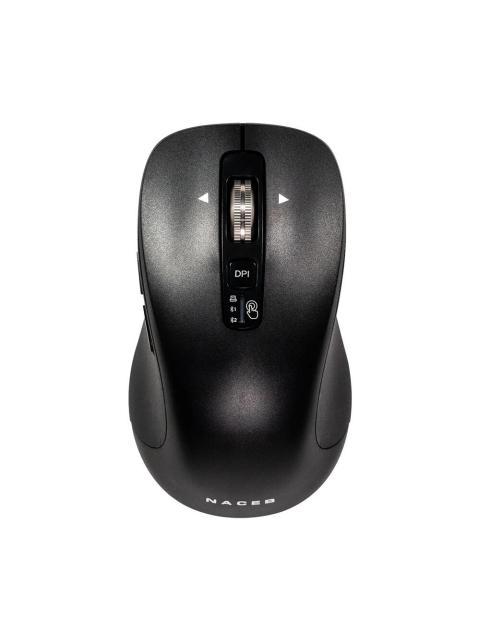 MOUSE NACEB ES1 INALAMBRICO OPTICO 32.000DPI RF INALAMBRICO-BLUETOOTH NEGRO