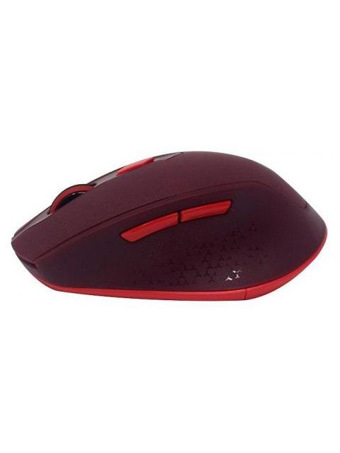 MOUSE NACEB OPTICO NA-0119 INALAMBRICO USB 1600DPI ROJO