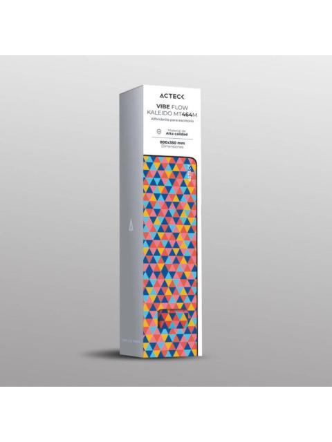 MOUSE PAD VIBE FLOW KALEIDO MT464M ACTECK ADVANCED SERIES TELA + GOMA MEDIDAS 80CM X 35CM - Image 3