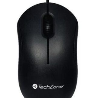 MOUSE TECHZONE OPTICO TZMOU01 ALAMBRICO USB 800DPI NEGRO