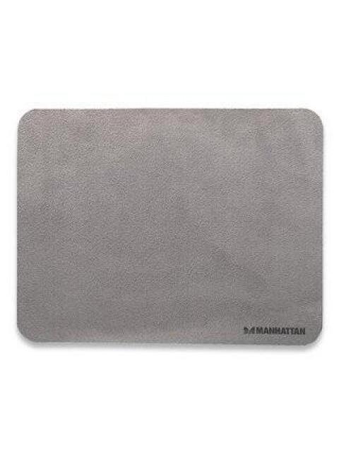 MOUSEPAD MANHATTAN MULTIPROPOSITOS 3 EN 1 DE MICROFIBRA 22X17CM GROSOR 1MM GRIS OBSCURO