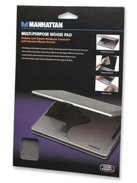 MOUSEPAD MANHATTAN MULTIPROPOSITOS 3 EN 1 DE MICROFIBRA 22X17CM GROSOR 1MM GRIS OBSCURO - Image 6
