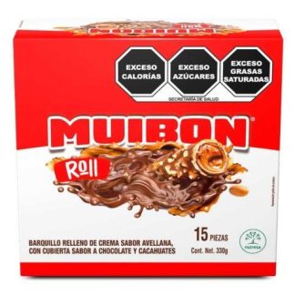 MUIBON CHOCOLATE PAQUETE CON 15 PIEZAS DE 22 GR