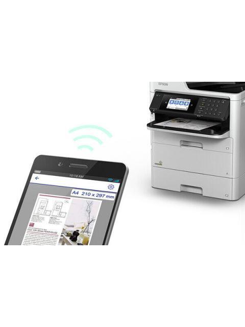 MULTIFUNCIONAL EPSON WORKFORCE PRO WF-C579R COLOR INYECCION INALAMBRICO 1 BANDEJA PRINT-SCAN-COPY-FAX - LA SEGUNDA BANDEJA ES OPCIONAL SE VENDE POR SEPARADO - Image 4