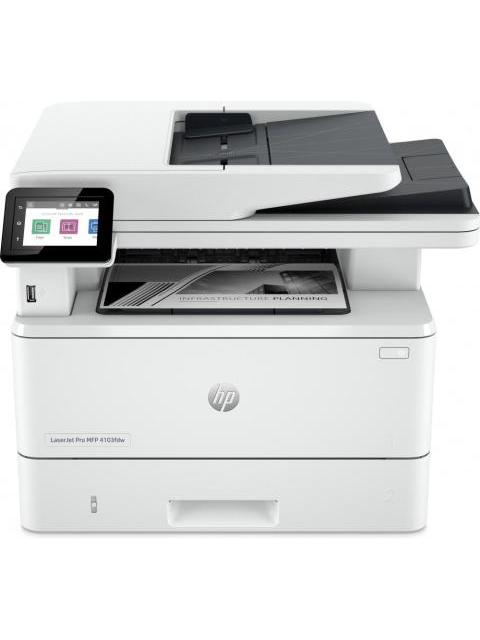 MULTIFUNCIONAL HP LASERJET PRO MFP 4103FDW BLANCO Y NEGRO LASER PRINT-SCAN-COPY-FAX